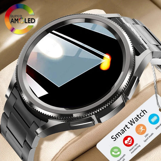 Men's Outdoor Sports 100+ Sport Modes IP68 Waterproof Watch AMOELD HD Screen Smartwatch