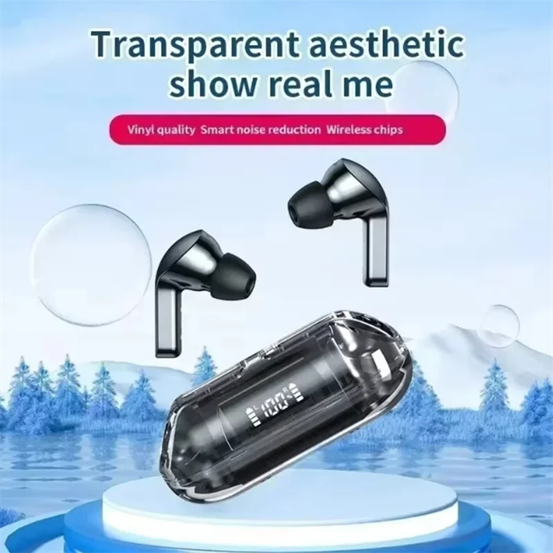 TWS Headphones Earbuds Bluetooth Earphones Wireless Headset Wholesale New Women Sport Men Smart Display Stereo Microphone