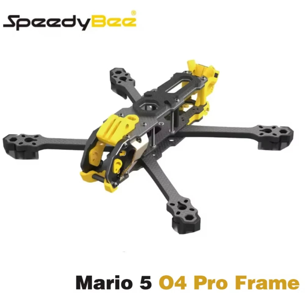 SpeedyBee Mario 5 O4 Frame Kit DC / XH Version with Carbon Fiber Plate FPV Freestyle RC Racing Drone