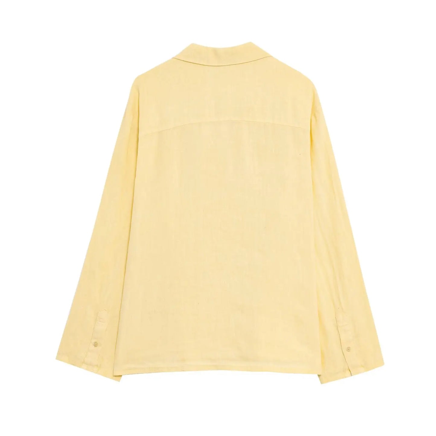 HH Women Casual Shorts Suit Lapel Single-Breasted Long Sleeves Shirt Top+Summer Elastic Waist Pocket Design Elegant Shorts