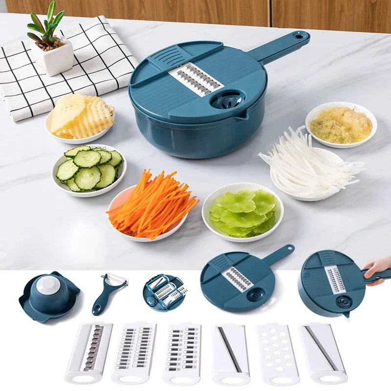 9 in 1 Vegetable Cutter Multi-Functional Potatoes