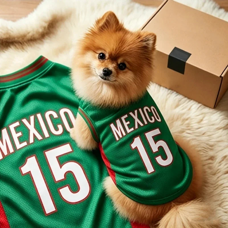 New 2026 Soccer Cat Dog Football Breathable Mesh Jersey Puppy Dog Jersey Basketball T-Shirts Summer Pet Clothes Quick Dry Vest