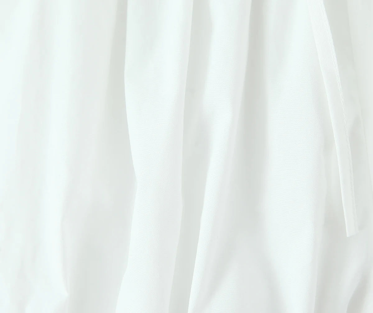 2 pieces 1 set Spring Summer White Elastic Slash Shoulder Lantern Sleeve Shirt + Wood ears Elastic Waist BUD Mini Shorts Suits