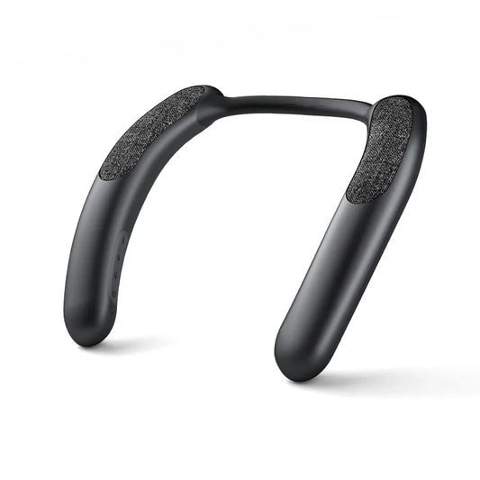 Rockmia EBS-910 New Wearable Wireless Neckband Speaker Bluetooth 5.3 AAC Code True Wireless Stereo Music Box TF Card Slot Type C