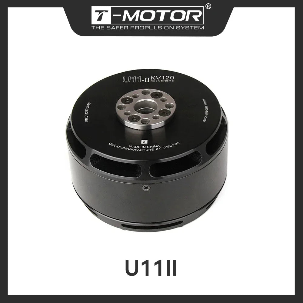 T-MOTOR U11 II KV120 UAV Motor with 14.16kg Max Thrust Brushless Motor for Heavy Lift Payload Drone Uav Vtol DIY Parts