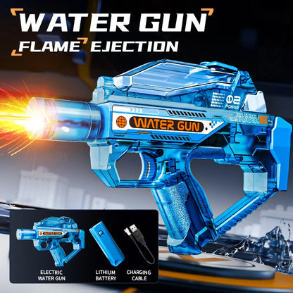 Electric Water Gun Toy Kids Water Squirt Gun High-speed Powerful Shooting Water Gun Toys Outdoor Beach Swim Pool Shooting Game