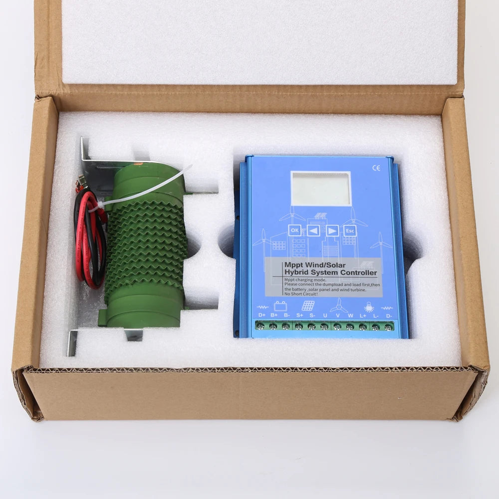 5KW 10KW 15KW 20KW MPPT Wind Solar Charge Controller 5000W 12V 24V 48V Volts Hybrid Regulator for Wind Turbine Windmill Battery