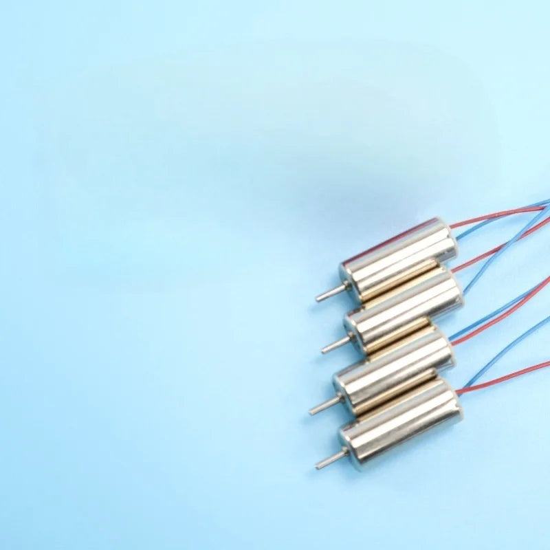 4 X DIY DC 3.7V 50000RPM 716 Hollow Cup Coreless High-speed Motor with 4 X 55MM Propeller Cw CCW for DIY Micro FPV Quadcopter