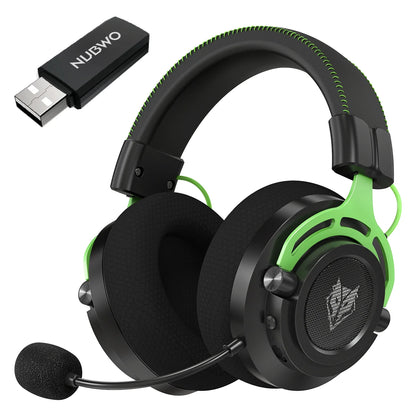 NUBWO G03 Headsets Gamer 2.4GHz Dongle Dual Wireless Bluetooth Headphone with Noise Canceling Microphone Stereo Sound Compatible