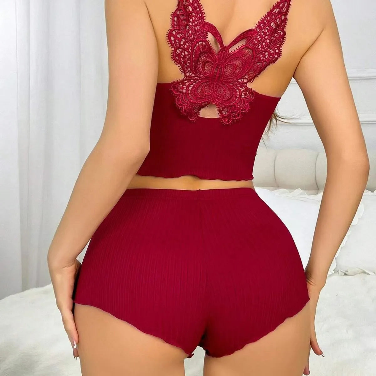 Nighty for Woman Pajamas Set Sexy Pajama Woman Sleepwear Sexy Women Nightwear Ensemble Pyjama Femme Ladies Pyjamas Sleeping Cute