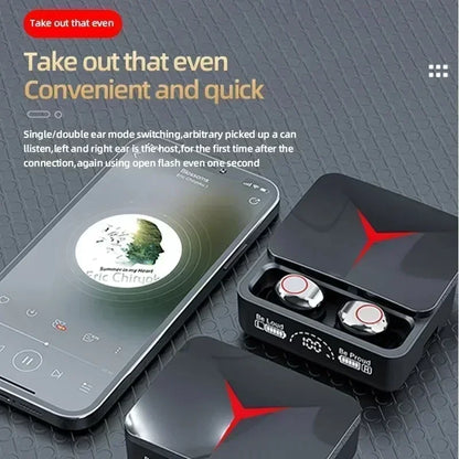 Wireless Headphones TWS Bluetooth Earphones Touch Control Sport Earbuds Hifi Stereo Gaming Headset With Mic For Smartphone