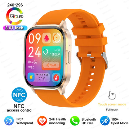 Ultra Thin Smart Watch Man Women Screen Always Display Time Sports
