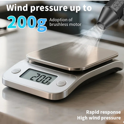 130000 RPM Electric Turbo Fan High-Speed Turbo Violent Fan Powerful Compressed Air Blower for Computer Keyboard Car Duster