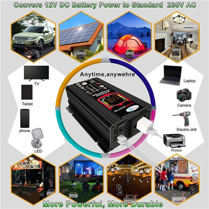 110/220V Solar Power System 18W Solar Panel Battery Charge 30A Controller 6000W 12V 220V Inverter Complete Power Generation Kit