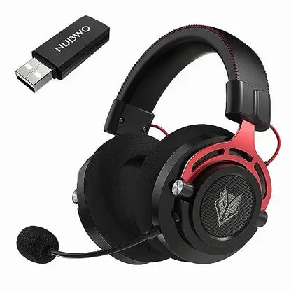 NUBWO G03 Headsets Gamer 2.4GHz Dongle Dual Wireless Bluetooth Headphone with Noise Canceling Microphone Stereo Sound Compatible
