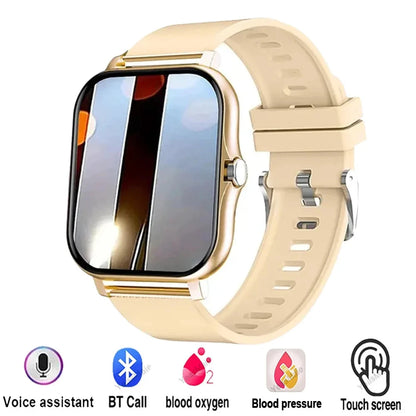 Android/IOS Phone Wireless Call AI Voice Assistant Multi Sport Modes Watch Waterproof Men Women Gift