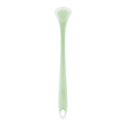 Tongue Cleaning Brush Soft Silicone Tongue Cleaning Tool Double Side Cleaning Massage Tongue Scraper Oral Health Care Tool