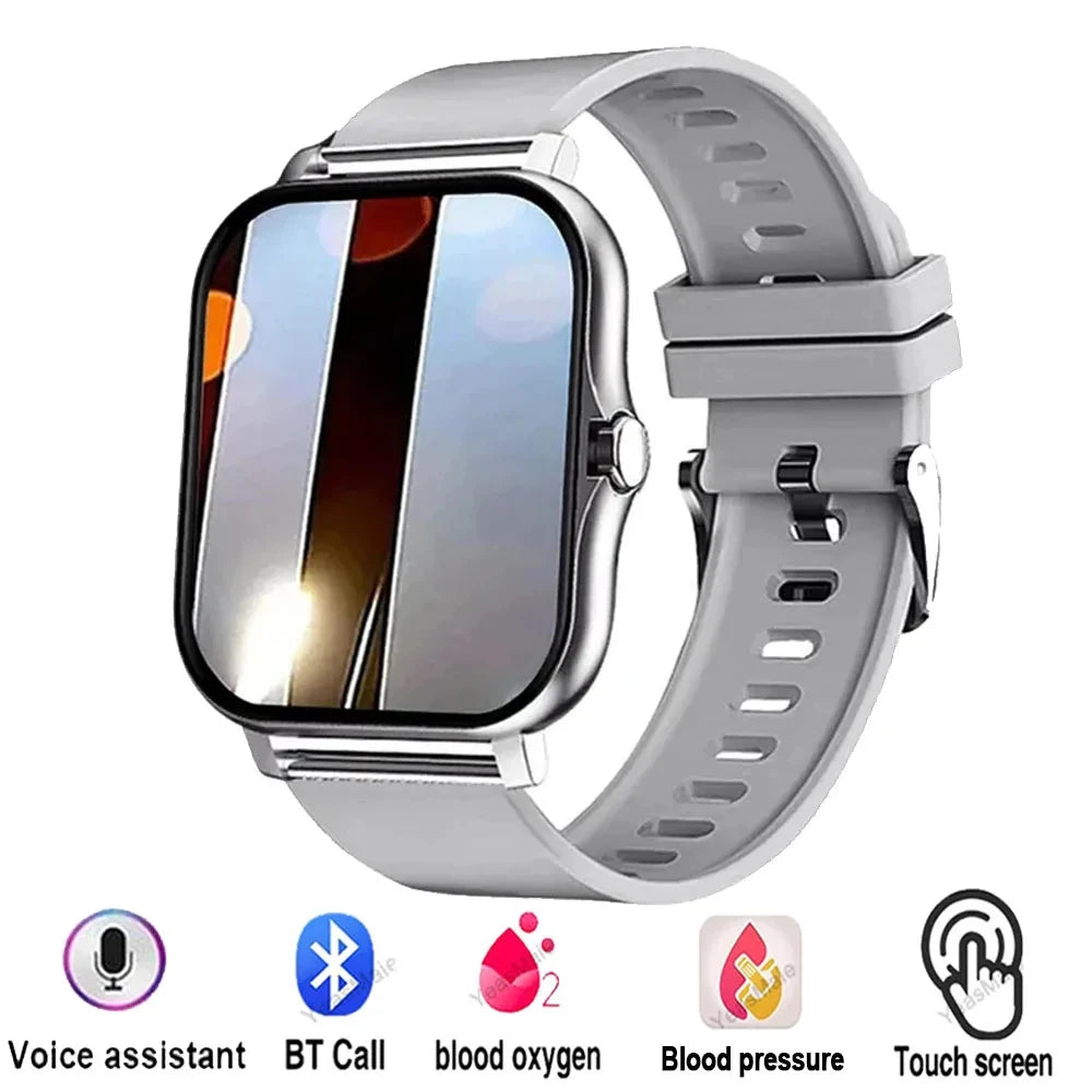 Android/IOS Phone Wireless Call AI Voice Assistant Multi Sport Modes Watch Waterproof Men Women Gift