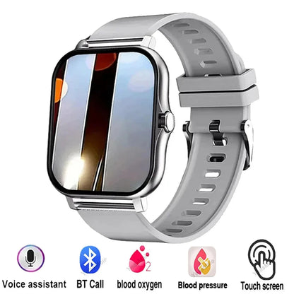 Android/IOS Phone Wireless Call AI Voice Assistant Multi Sport Modes Watch Waterproof Men Women Gift