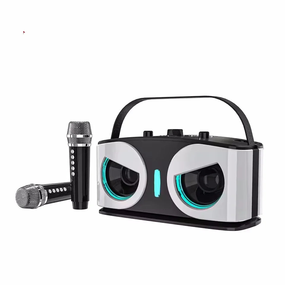 Karaoke Wireless Portable Bluetooth Speaker With Microphone Subwoofer Machine Powerful Sound Box Music Caixa De Som Audio Bocina