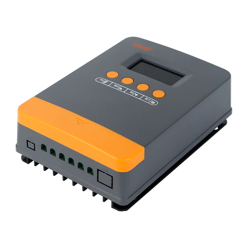 PowMr MPPT 25A 35A 45A Solar Charge Controller 12V 24V Auto Multi-Battery Compatibility & Protection Max PV 100V for Solar Home