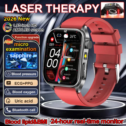 2026 New Smart Watch laser therapy health conditioning Blood oxygen