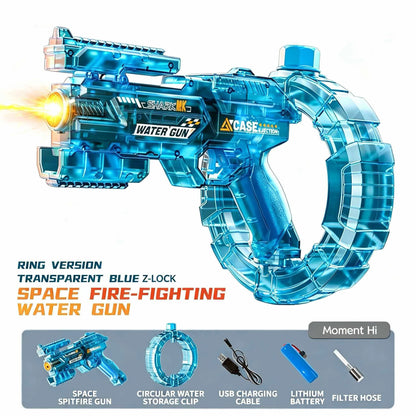 Electric Water Gun Toy Kids Water Squirt Gun High-speed Powerful Shooting Water Gun Toys Outdoor Beach Swim Pool Shooting Game