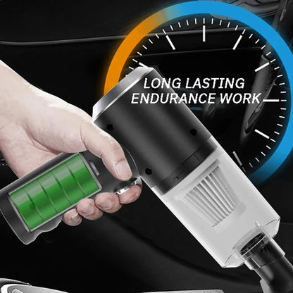 USB Charging Handheld Vacuum Cleaner, High Power Strong Suction Full Automatic Portable Mini Vacuum for Car, Home Daily Cleaning