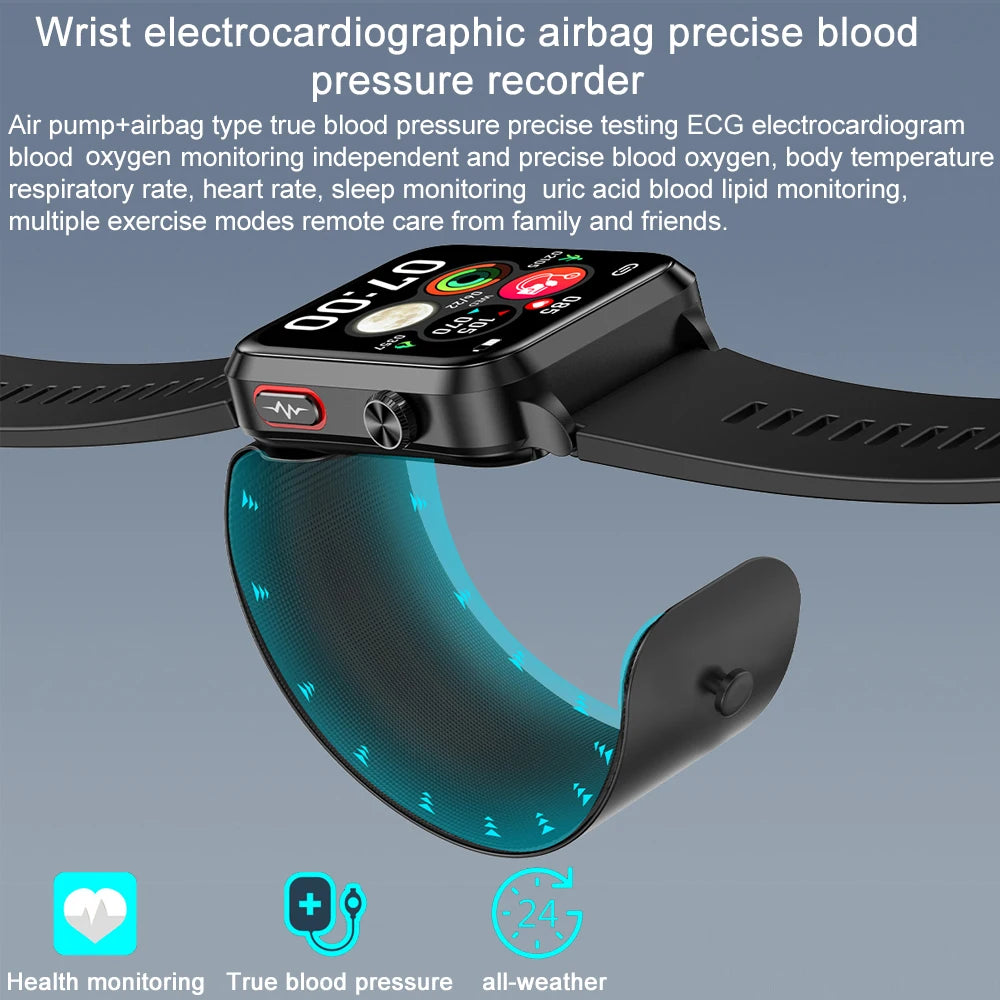 2026 New Airbag Smart Watch man air Pump ECG True Accurately Blood Pressure
