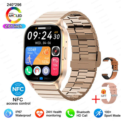 Ultra Thin Smart Watch Man Women Screen Always Display Time Sports