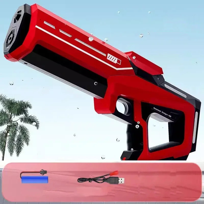 43cm Electric Water Guns for Adults Powerful Squirt Automatic Water Suction Water Blasters Outdoor Beach Toy for Boys Kids Gift