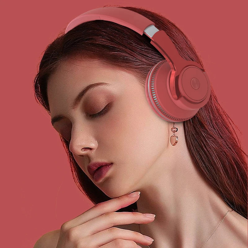 H2 Wireless Bluetooth Headphone With Microphone Foldable Headsets Bass HiFi Sound Music Stereo Earphone For Smartphones Game