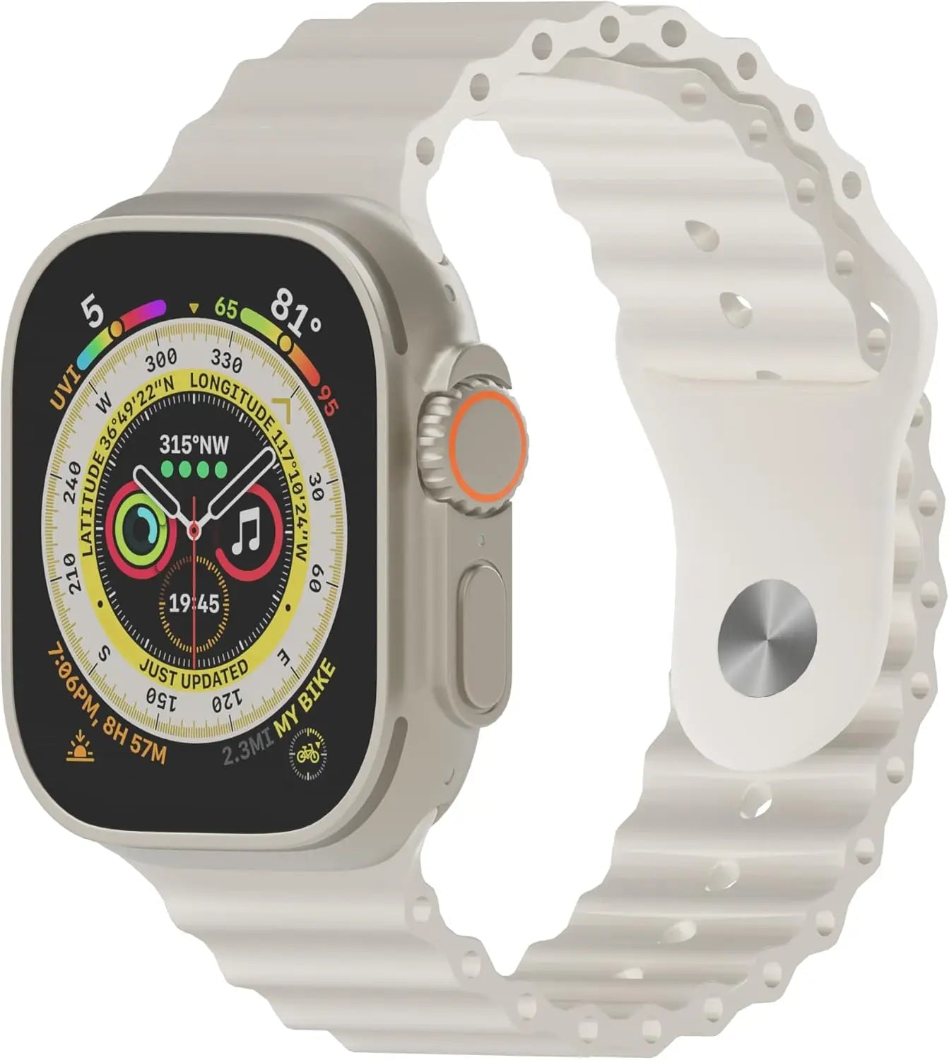 Smart Watches for Men Women with Case and 7 Watch Bands, 2.07" HD Touch