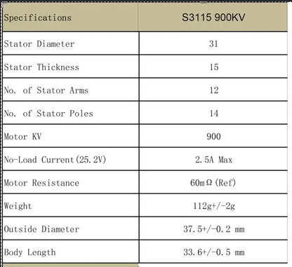 S3115 R3115 3115 900KV 6S Brushless Motor for FPV Freestyle Mark4 APEX MANTA10" 10inch Long Range Cinelifter RC Drones