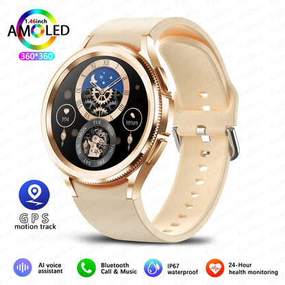 Men's Outdoor Sports 100+ Sport Modes IP68 Waterproof Watch AMOELD HD Screen Smartwatch