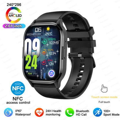 Ultra Thin Smart Watch Man Women Screen Always Display Time Sports