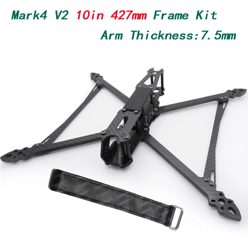Mark4 V2 10inch Frame Kit F7 Flight Control 60A ESC Stack R3115 900KV Brushless Motor 1050 Propeller ELRS for FPV Camera Drone