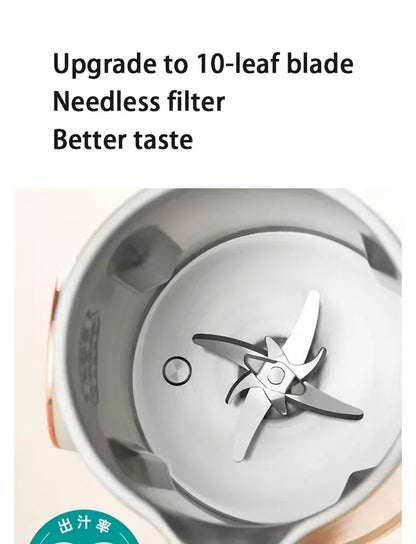 TINSOL 1500ml Multifunctional Wall Breaker 10 Blade Blender 304 Stainless Steel Inner Soymilk Maker Breakfast Machine