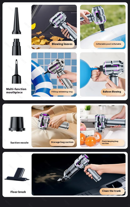 Car Vacuum Cleaner 998000PA Cordless Powerful Portable Mini Car Vacuum Cleaner for Home Handheld Blower Car Cleaner