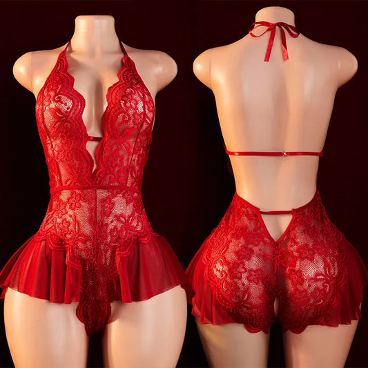 Sujetadores Sexys Sexy Adult Nightgowns Sleepwear Woman Babydoll Sleep Dress Babydoll Summer Dresses Fashion Lace Sleep Pajama