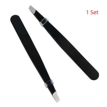 1/2Pcs Professional Grooming Eyebrow Tweezers Set Fine Hair Removal Splinter Remover for Salon Home Beauty Use