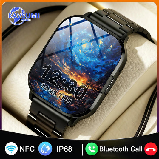 Ultra Thin Smart Watch Man Women Screen Always Display Time Sports