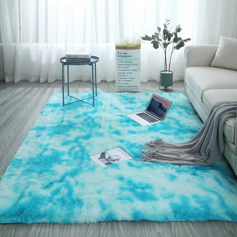 Fluffy Carpets For Living Room Nordic Lounge Rug Houses and Plush Kids Bedroom Bed Down Bedside Carpet Home Decor Furry Mat