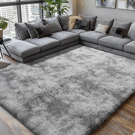 VIKAMA Ultra-Soft Puffy Rug, Bedroom & Living Room Indoor Floor Mat, Nursery Carpet, Children's Girls' Room Home Decor
