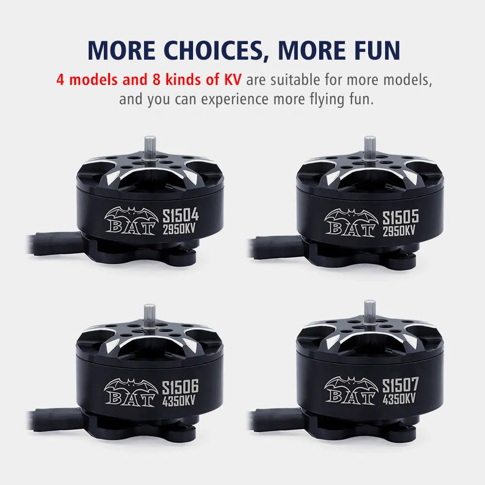4pc SURPASS HOBBY S1504 S1505 S1506 S1507 2950KV 3950KV High Quality Violent Brushless Motor 3 Inch Cross Motor for RC FPV Drone