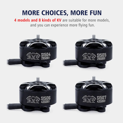 4pc SURPASS HOBBY S1504 S1505 S1506 S1507 2950KV 3950KV High Quality Violent Brushless Motor 3 Inch Cross Motor for RC FPV Drone