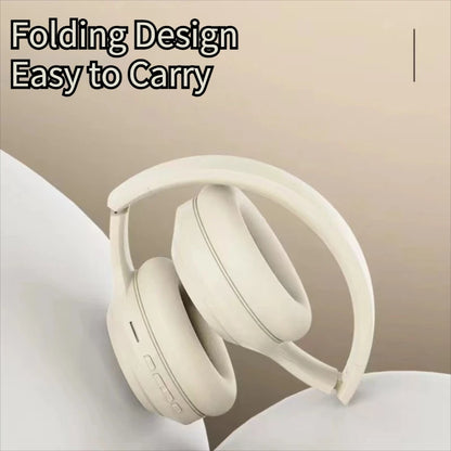 Over Ear HIFI Stereo Headsets Wireless Bluetooth Headphones Sports Gaming Earphones with HD Mic Support TF/AUX noise reduction