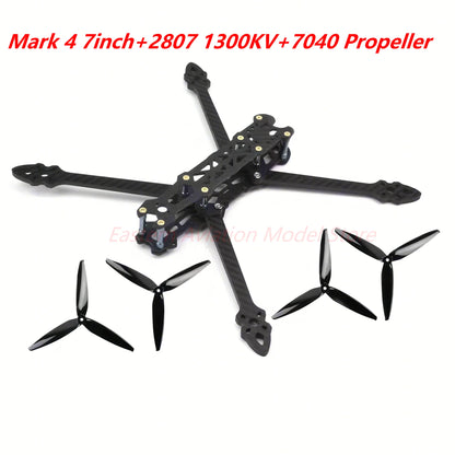 Mark 4 7inch 295mm 2807 1300KV Brushless Motor 7040 Propeller for Mark4 FPV Racing Drone Quadcopter Freestyle Frame Kit