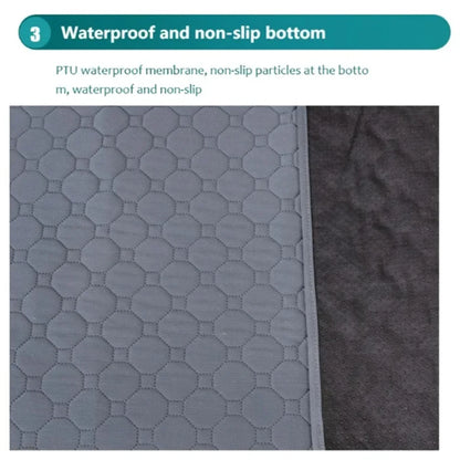 Winter Dog Pee Pad Reusable Washable Dog Urine Mat Car Seat Floor Sofa Waterproof Absorbent Puppy Cat Training Pet Supplies