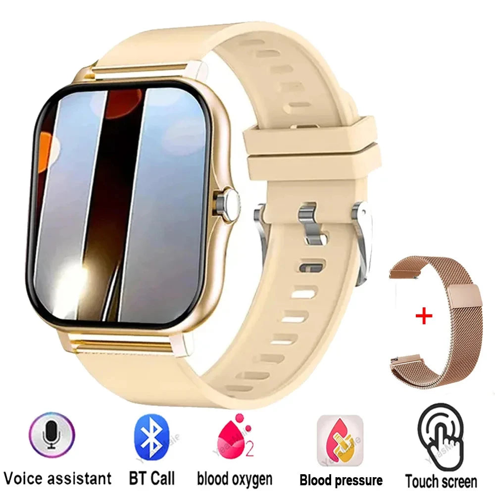 Android/IOS Phone Wireless Call AI Voice Assistant Multi Sport Modes Watch Waterproof Men Women Gift